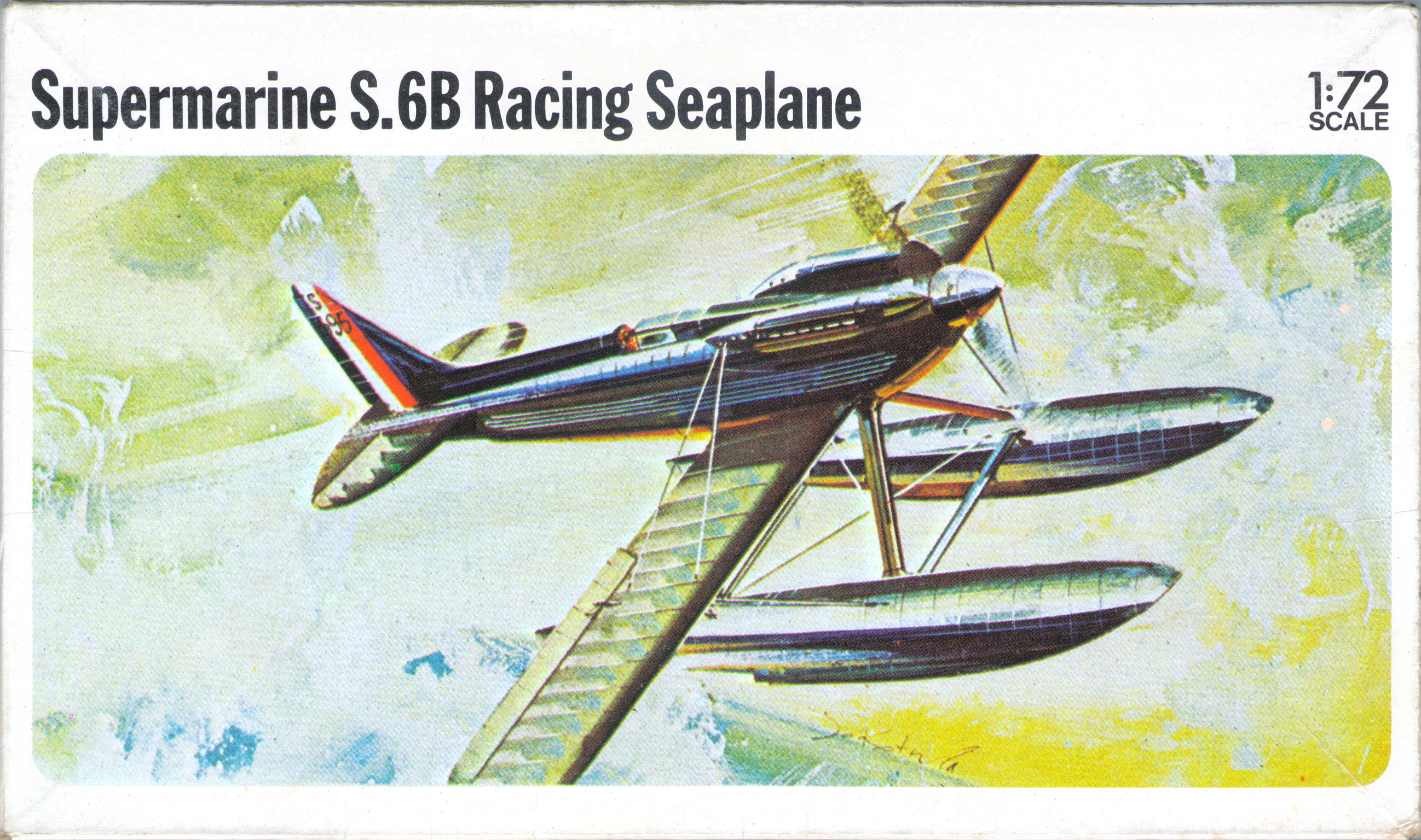 Верх тестового варианта коробки Supermarine S.6B